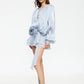 ELEMENTS MINI DRESS - BABY BLUE