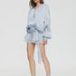 ELEMENTS MINI DRESS - BABY BLUE