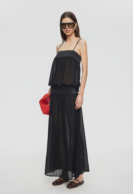 GRACIA MAXI DRESS - NOIR