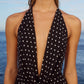 Lexie Maxi Dress - Black Polka