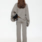 BLOOM TIE PANT - SLATE