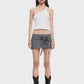 KENSINGTON MINI SKORT - NOIR CHECK