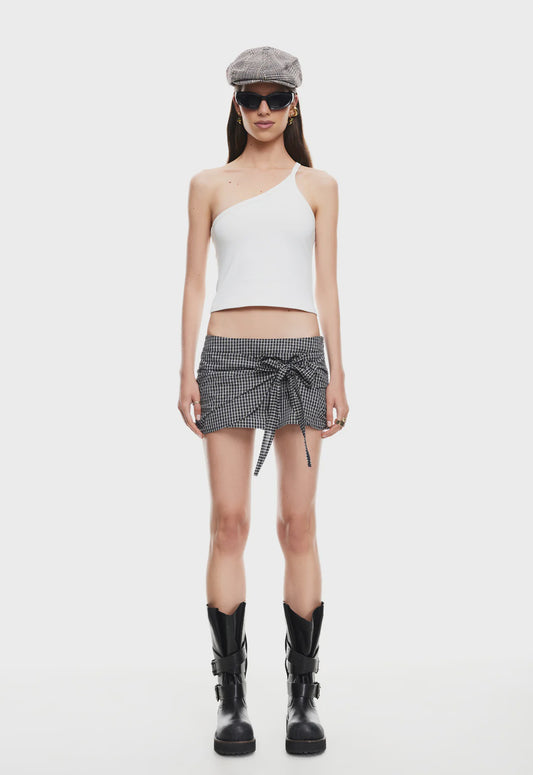 KENSINGTON MINI SKORT - NOIR CHECK
