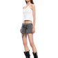 KENSINGTON MINI SKORT - NOIR CHECK