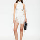 PARADISE MINI SHORT - PORCELAIN