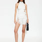 PARADISE MINI SHORT - PORCELAIN