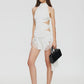 PARADISE MINI SHORT - PORCELAIN