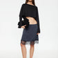 SKIN MIDI SKIRT