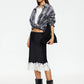 ANCHORED MIDI SKIRT - NOIR