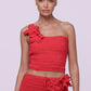 Lily Crochet Top - Red
