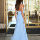 Louisa Frill Trim Maxi Dress - Bluebell
