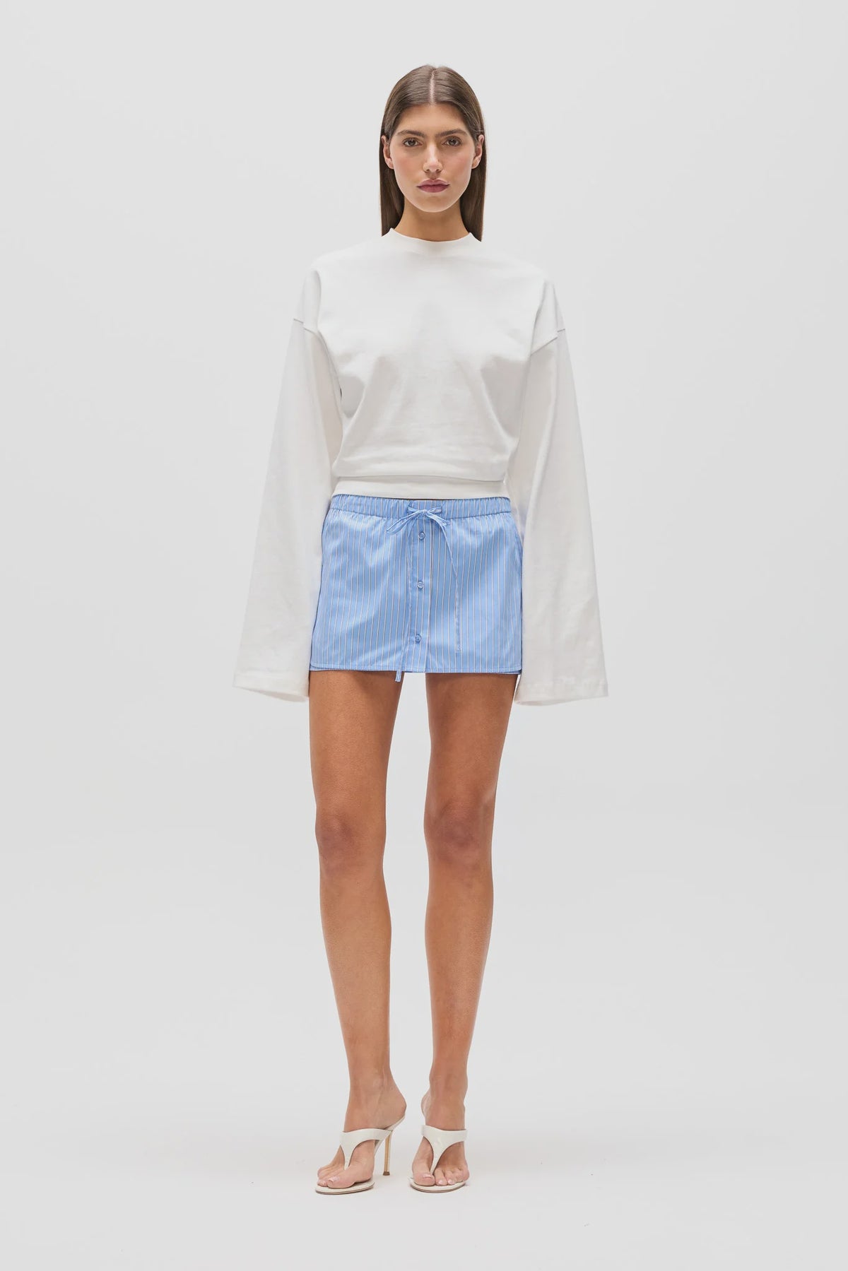 Margaux Skort - Blue Stripe