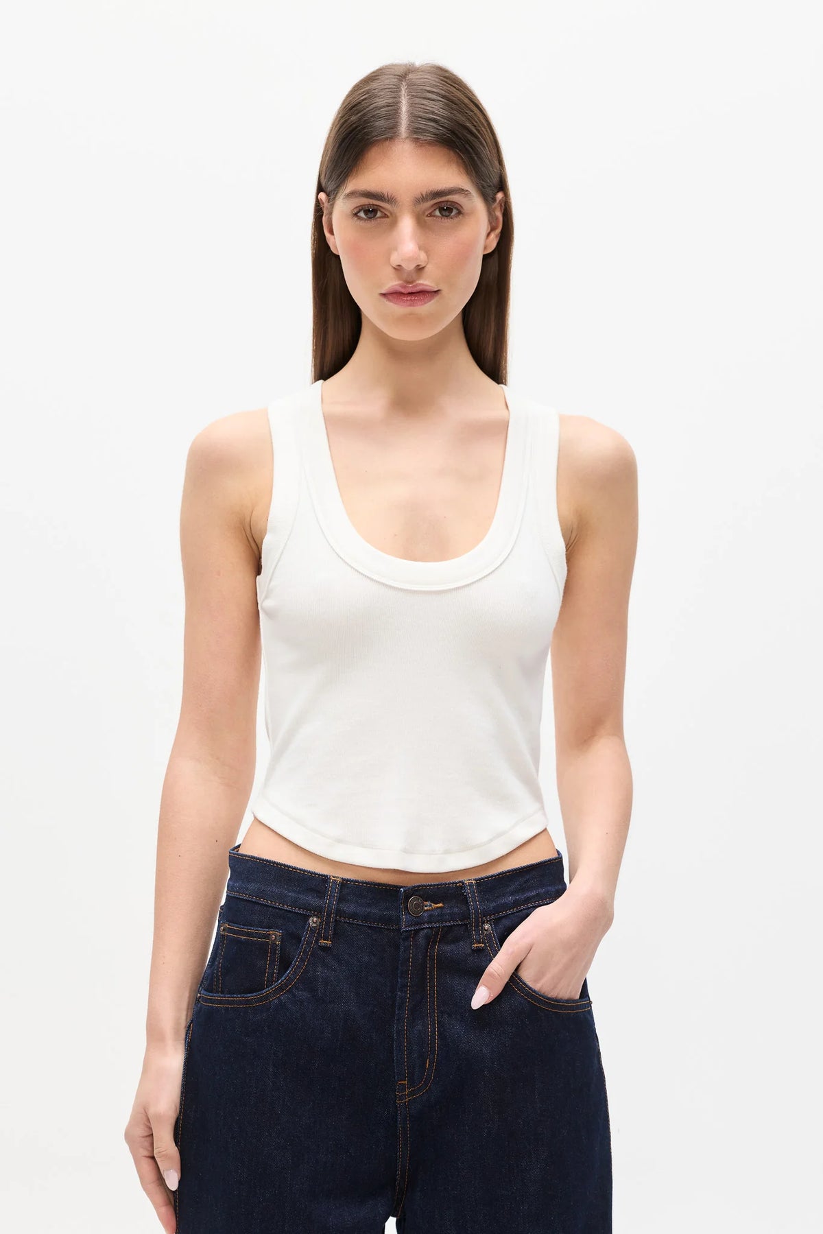 Matice top - white