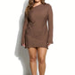 Chloe Off Shoulder Top - Mocha