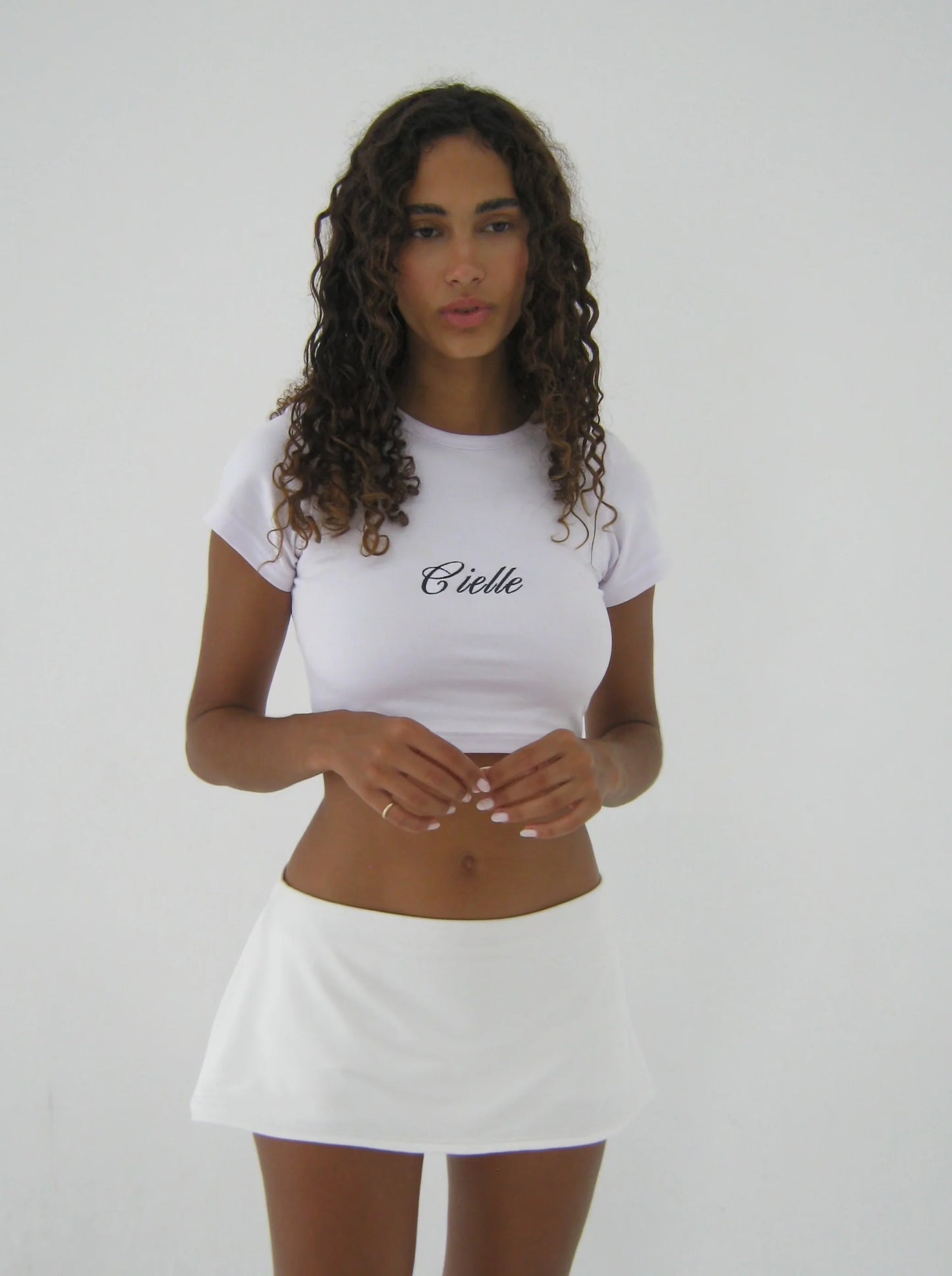 Micro Skort - White