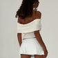 Micro Skort - White