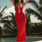 Normani Midi Dress - Red