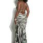 Leni Maxi Dress - Zebra