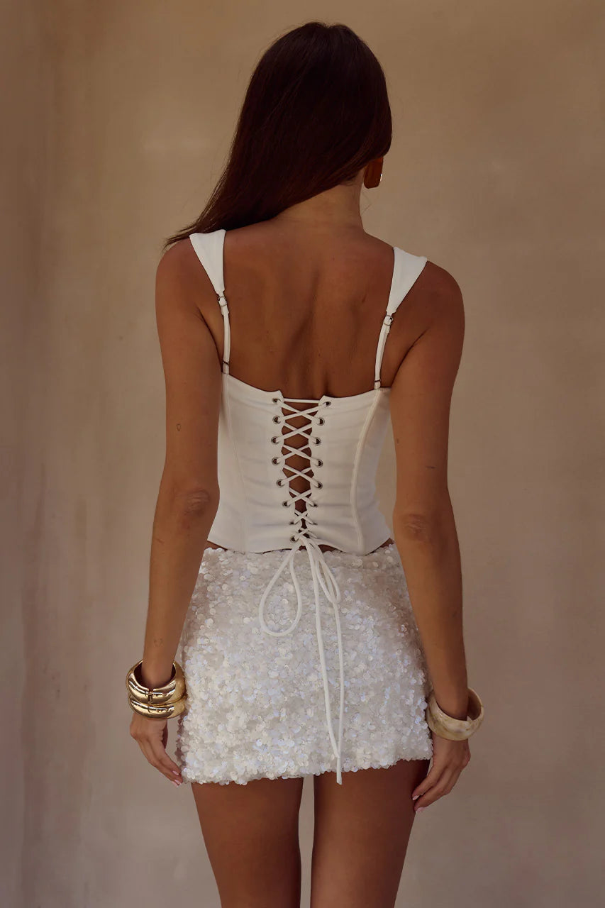 ORION BUSTIER - WHITE