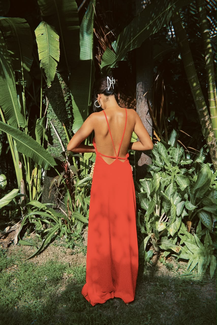 Sienna Dress - Ruby