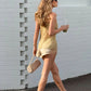 Paradise Mini Short - Gold
