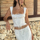 Palmer Corset - Porcelain