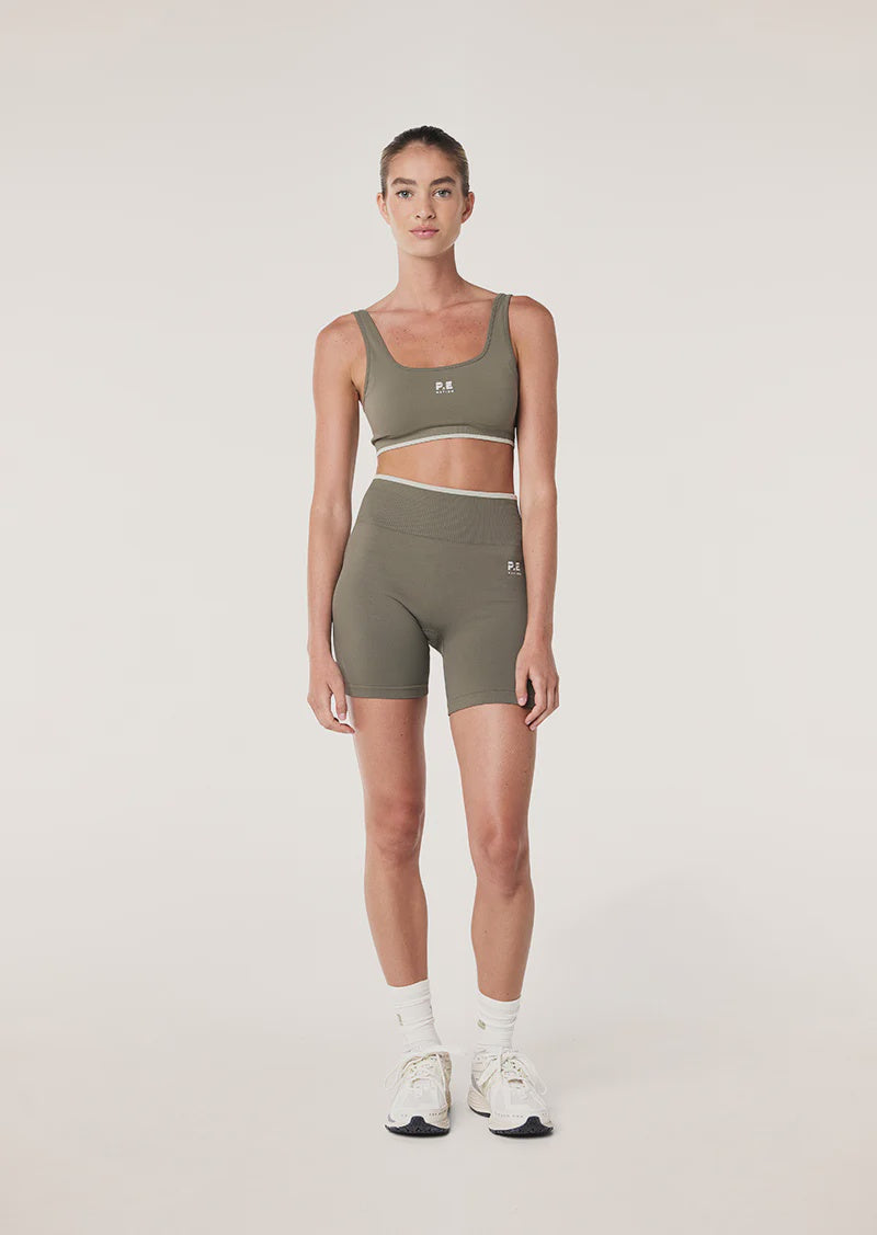 Restore Seamless 5'' Bike Short - Khaki