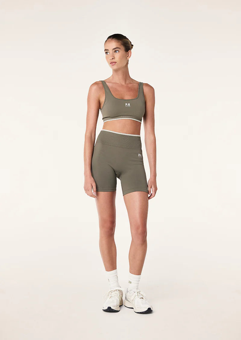Restore Seamless Scoop Bra - Khaki