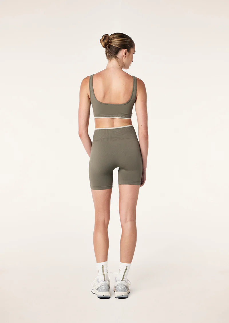Restore Seamless Scoop Bra - Khaki