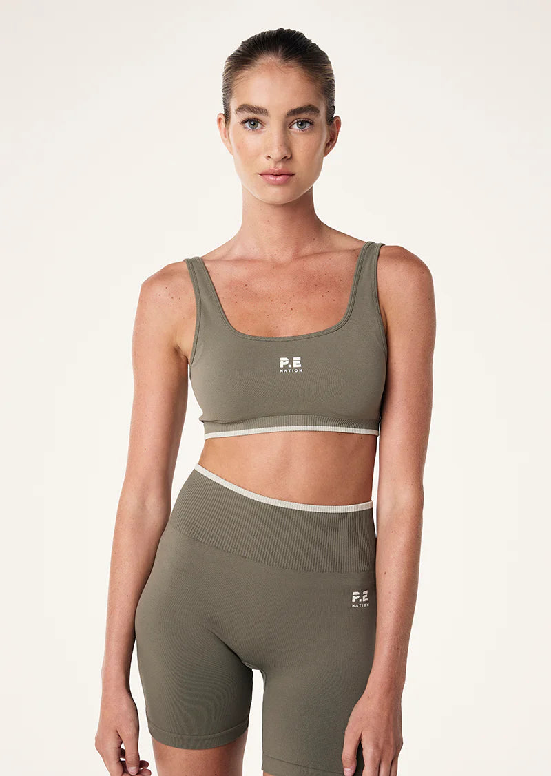 Restore Seamless 5'' Bike Short - Khaki