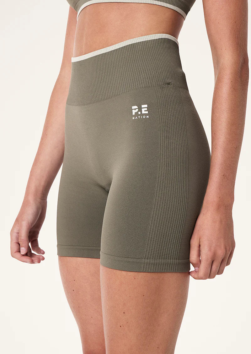 Restore Seamless 5'' Bike Short - Khaki