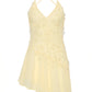 Cleo Sequin Mini Dress - Pastel Yellow