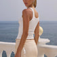 Athena Mini Skirt - Pearl