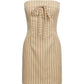 Club Lioness Mini Dress - Stone Stripe