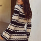 Sofia Mini Dress - Black/Cream