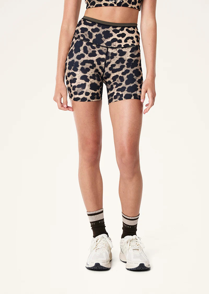 Stellar 5 Bike Short - Leopard