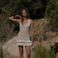 Salma Knit Mini Dress - Shell
