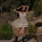 Salma Knit Mini Dress - Shell