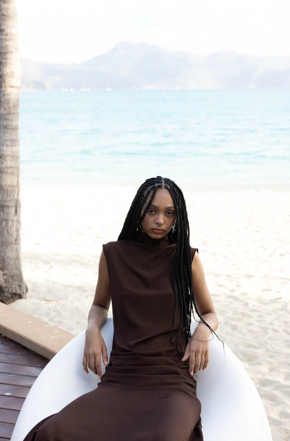 Chocolate Larissa gown