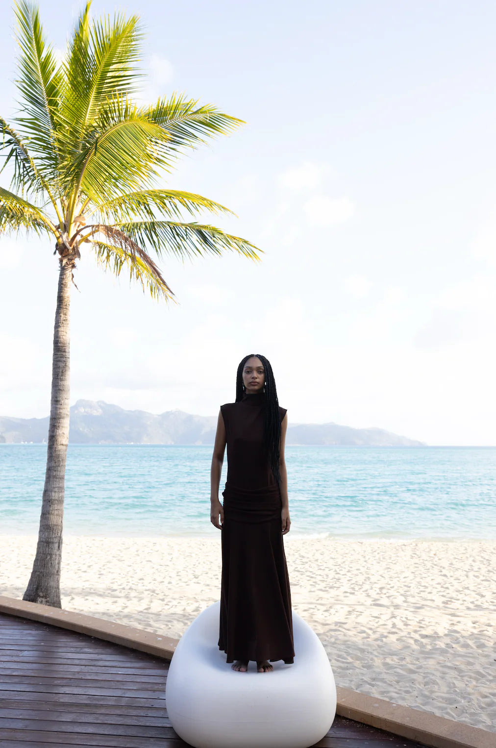 Chocolate Larissa gown