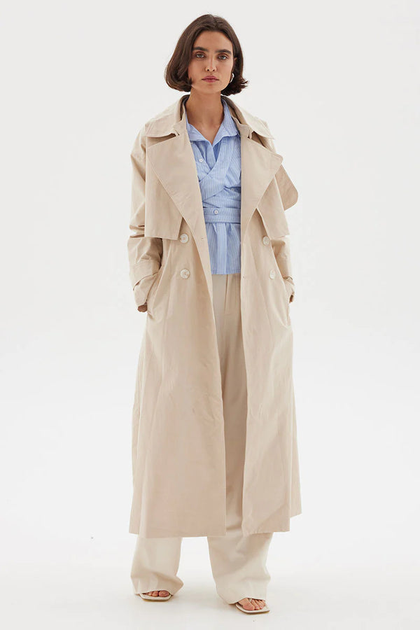 DIVISION MULTI WEAR TRENCH COAT - BEIGE