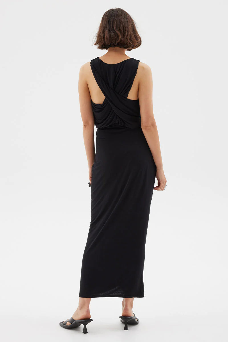 REVELATION MAXI DRESS - BLACK