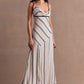 ELEMENTAL COWL DRESS - ECRU / BLACK