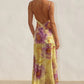 TULIA LOW BACK MAXI DRESS - SURI YELLOW