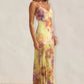 TULIA LOW BACK MAXI DRESS - SURI YELLOW