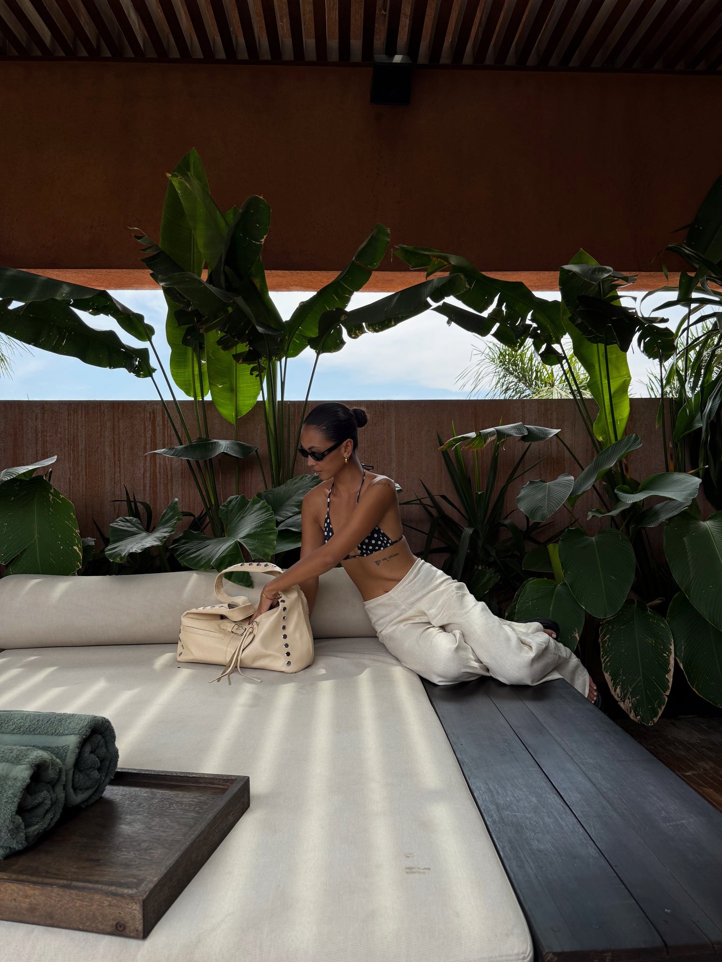 Isla Triangle Top - Onyx