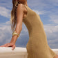 ARIYA SLEEVELESS MINI DRESS - GOLD