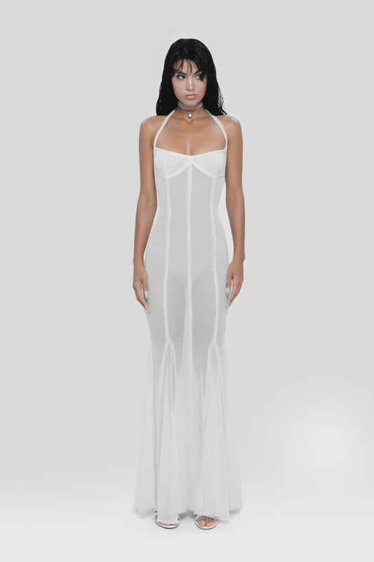 Siren Maxi Dress - White