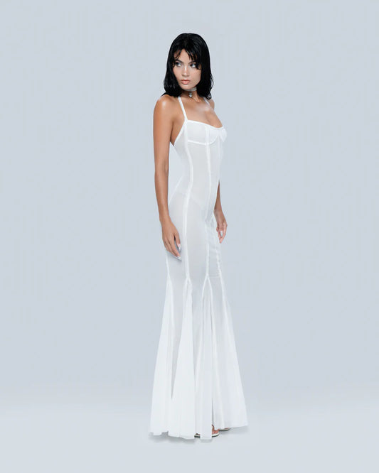 Siren Maxi Dress - White