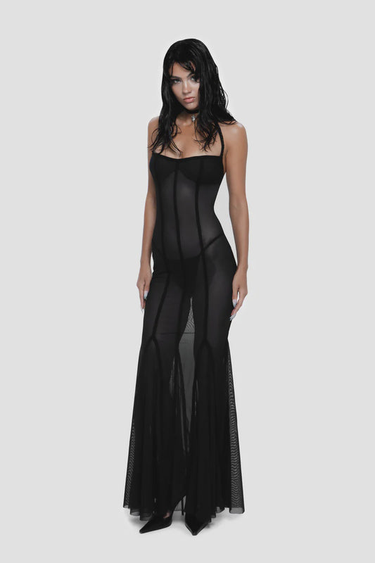 Siren Maxi Dress - Black